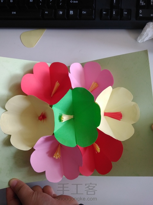 动感酷炫立体手工贺卡 第26步