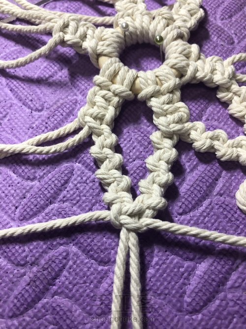 macrame雪花 第10步