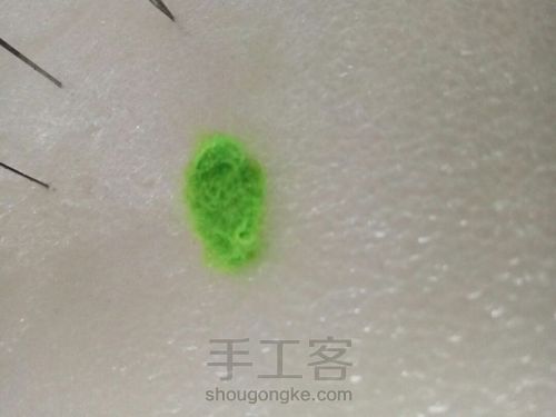 羊毛毡小多肉 第6步