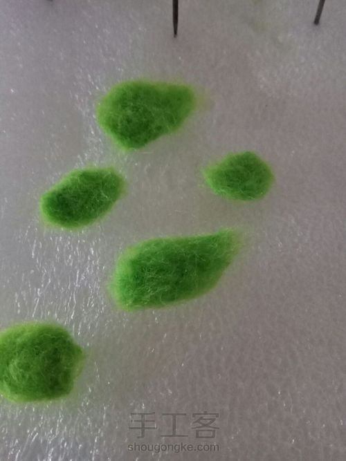羊毛毡小多肉 第7步