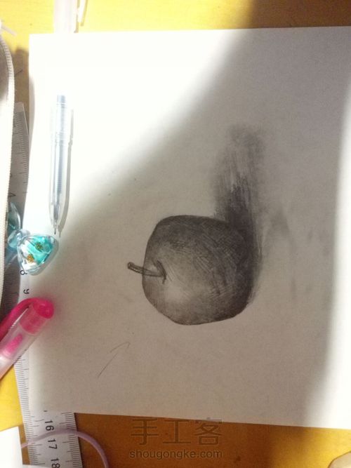 素描苹果 第11步