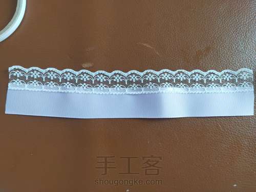 (原创)蕾丝丝带蝴蝶结 第3步