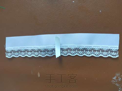 (原创)蕾丝丝带蝴蝶结 第4步