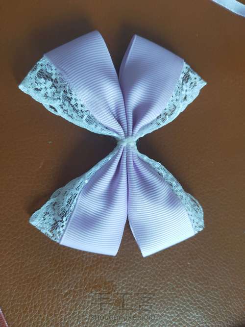 (原创)蕾丝丝带蝴蝶结 第7步