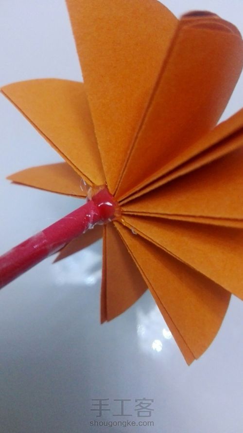 手工折纸——雨伞吊饰 第15步