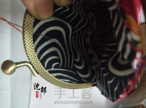 【沈邵】眼镜口金包制作过程 第7步