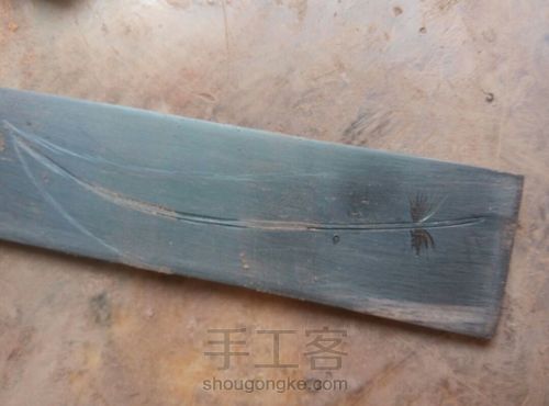 新手雕刻羽毛 第5步