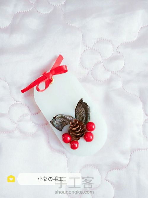 小艾❤手工  遇见你，真好 手工香薰蜡片 第11步