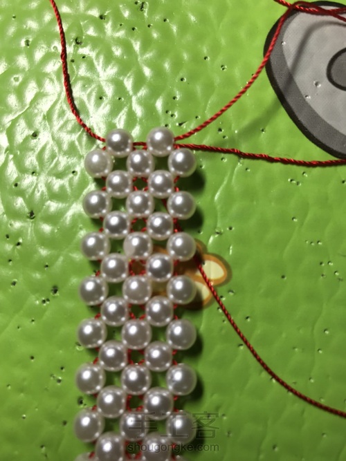石榴石串珠手链教程 第11步
