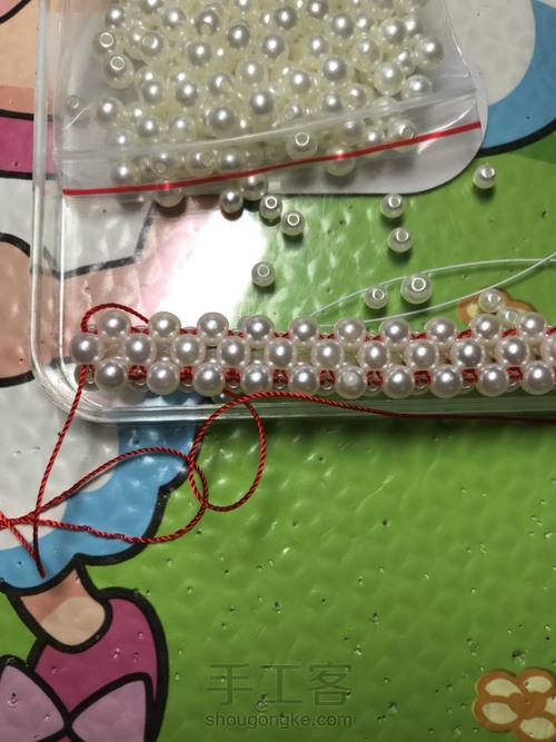 石榴石串珠手链教程 第20步