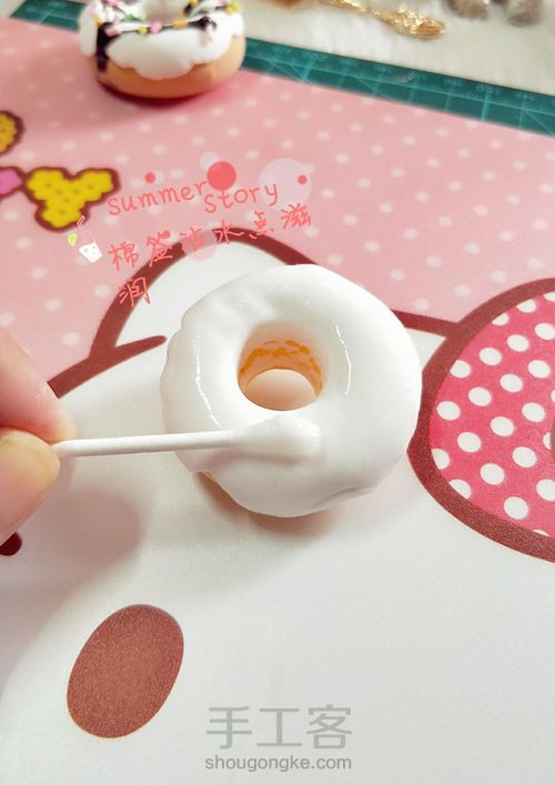 小小缤纷甜甜圈黏土制作 第24步