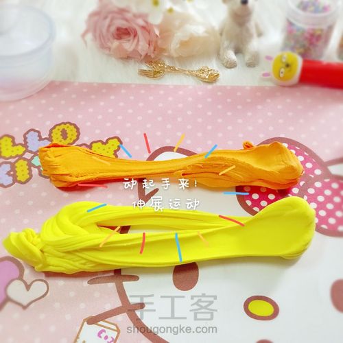 小小缤纷甜甜圈黏土制作 第3步