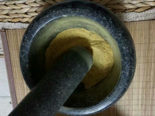 传统手工制香牌 第4步