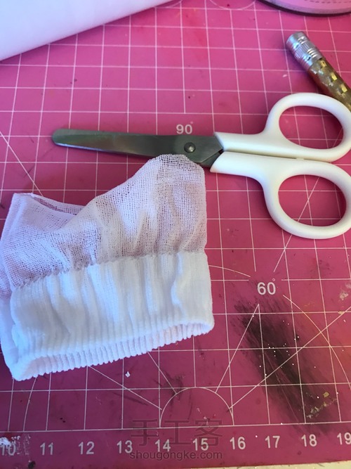 给娃做帽纸 第3步