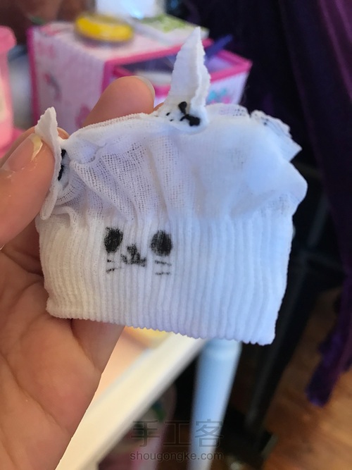 给娃做帽纸 第8步