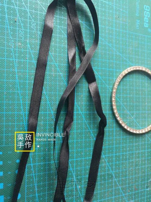 废旧铁环改造捕梦网~ 第2步