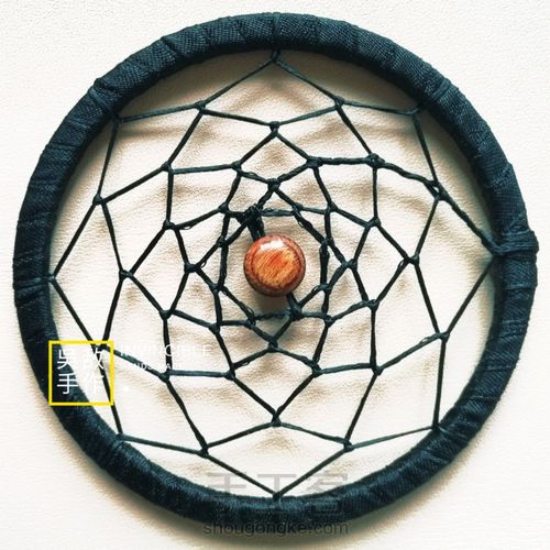 废旧铁环改造捕梦网~ 第9步
