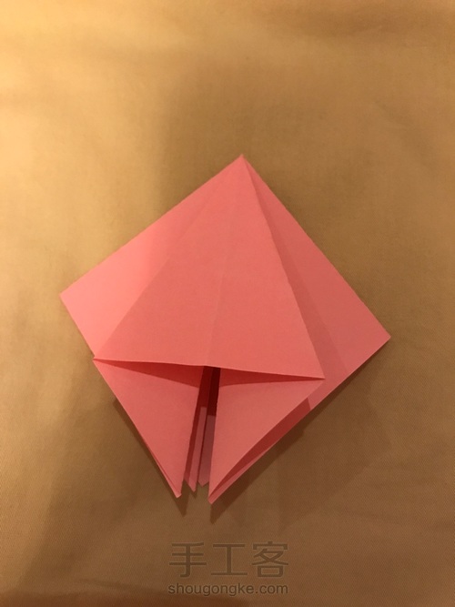 可爱的百合花 第4步