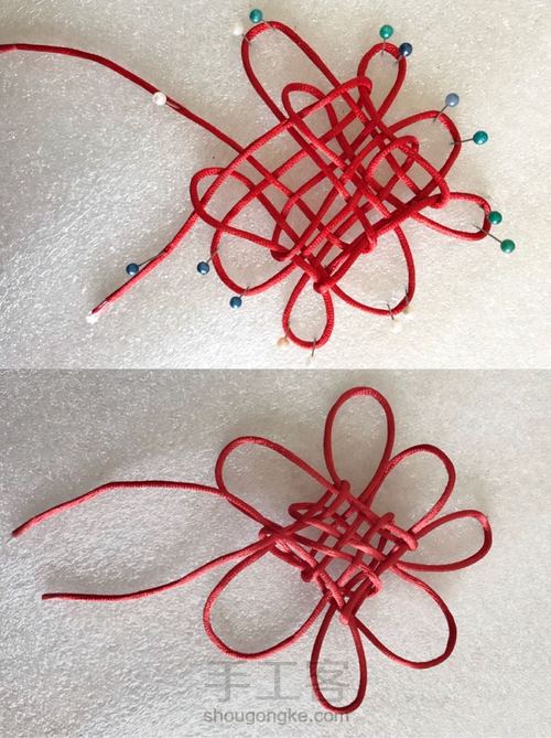 中国结#盘长结#的编法 第6步