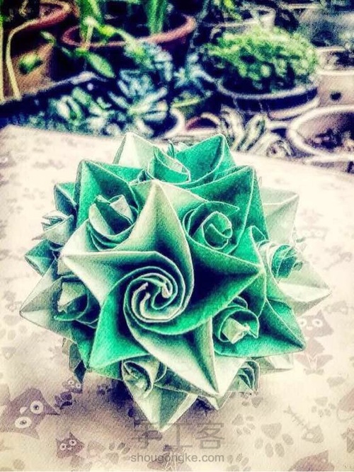 凡尔赛花球 第2步