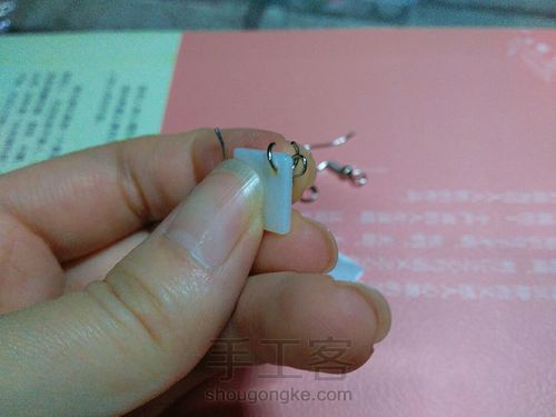 超级简单日常的耳环 第2步