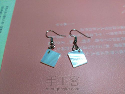 超级简单日常的耳环 第4步