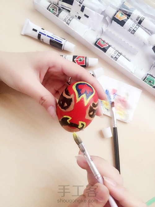 姑娘：闲得蛋疼，那就画个蛋啰～ 第4步