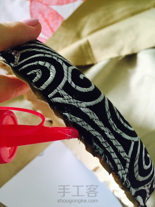 姑娘：做一个有心情的包包～ 第3步