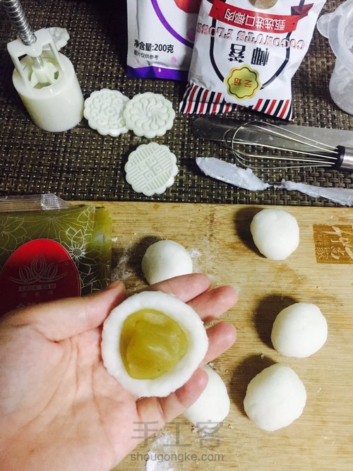 临近中秋，手残党都能做的冰皮月饼 第6步