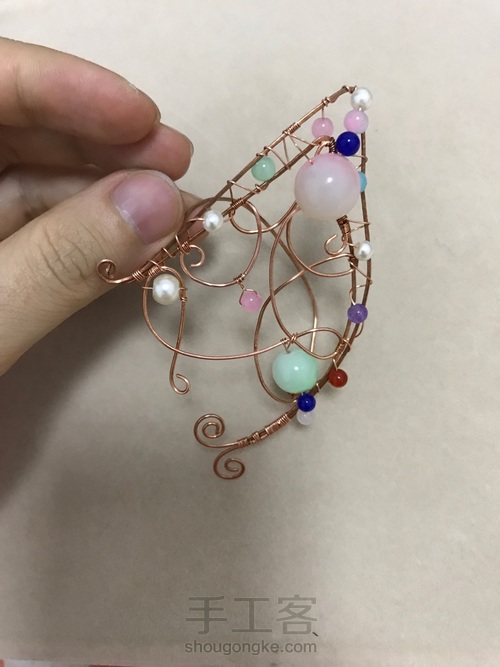 精灵耳饰 第7步