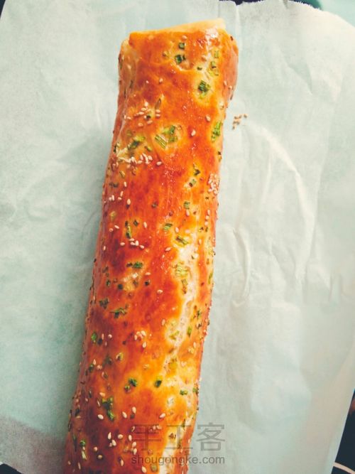 葱香肉松面包🍞 第16步