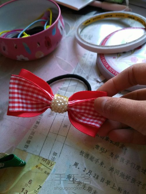 圣诞风格的发圈 第13步