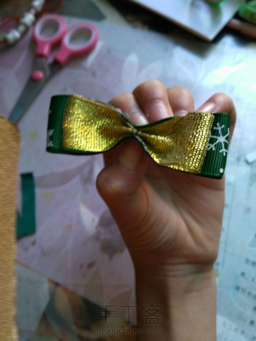 圣诞风格的发圈 第7步