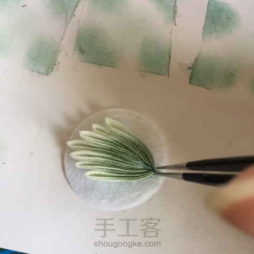 细工花发簪《燃》教程 第44步