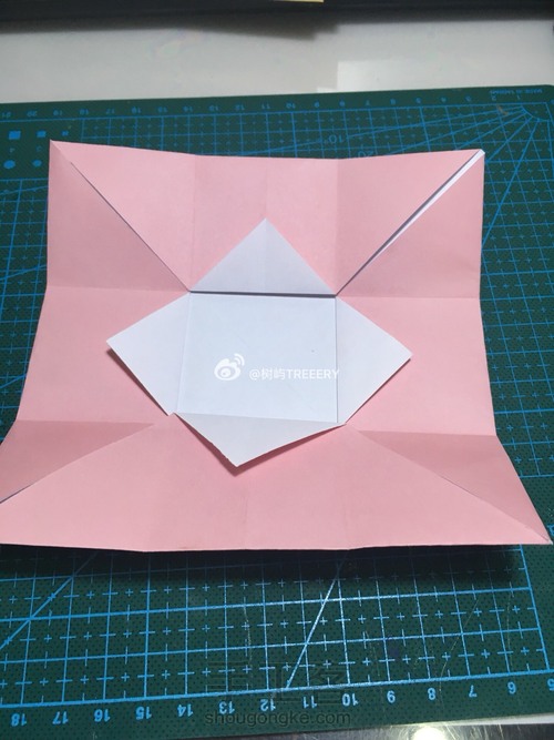 折纸拉手抽屉收纳柜 第12步