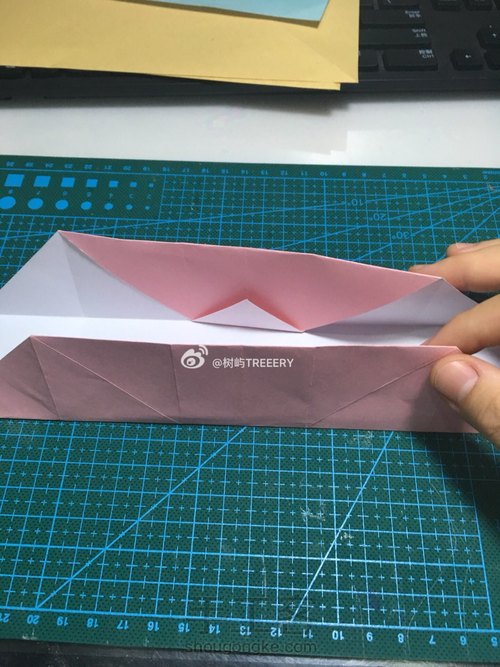 折纸拉手抽屉收纳柜 第16步