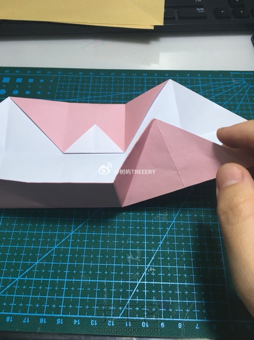 折纸拉手抽屉收纳柜 第17步