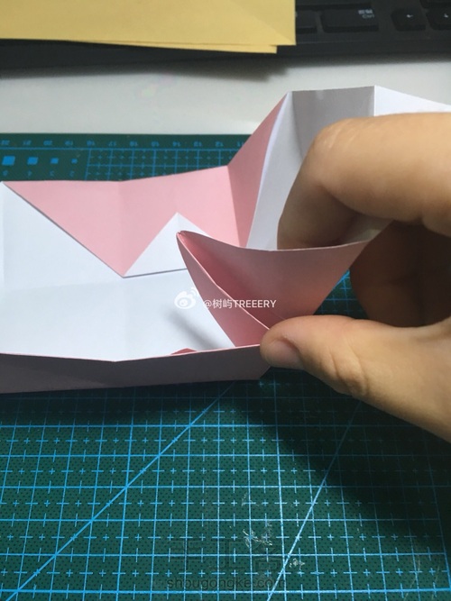 折纸拉手抽屉收纳柜 第18步