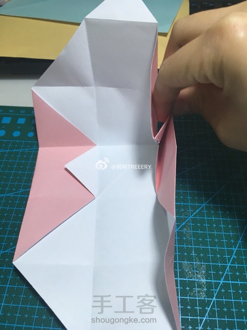 折纸拉手抽屉收纳柜 第19步