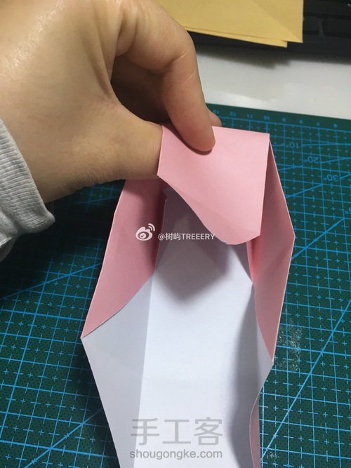 折纸拉手抽屉收纳柜 第23步