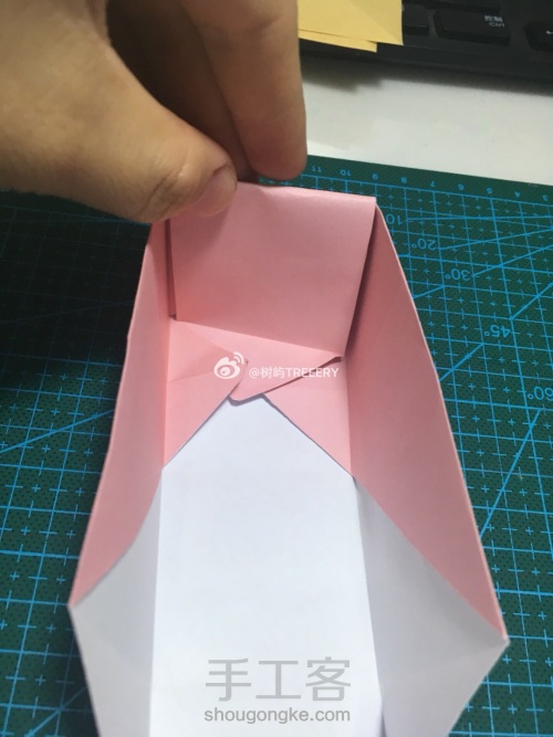 折纸拉手抽屉收纳柜 第24步