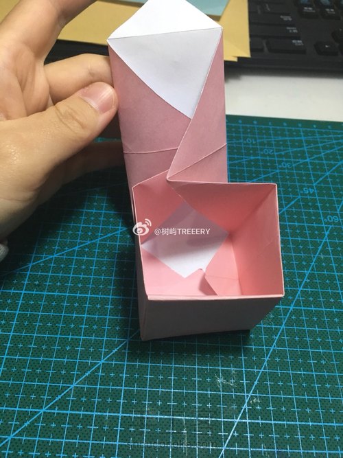 折纸拉手抽屉收纳柜 第26步