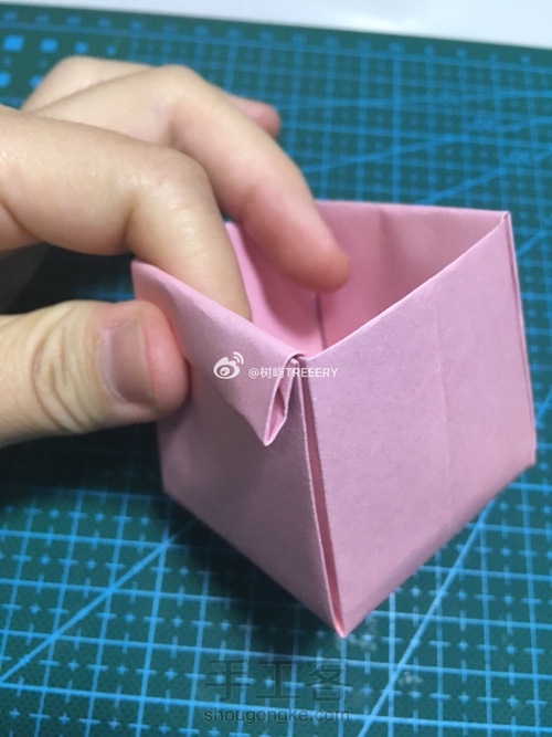 折纸拉手抽屉收纳柜 第32步