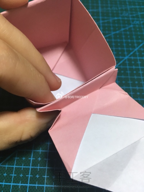 折纸拉手抽屉收纳柜 第36步