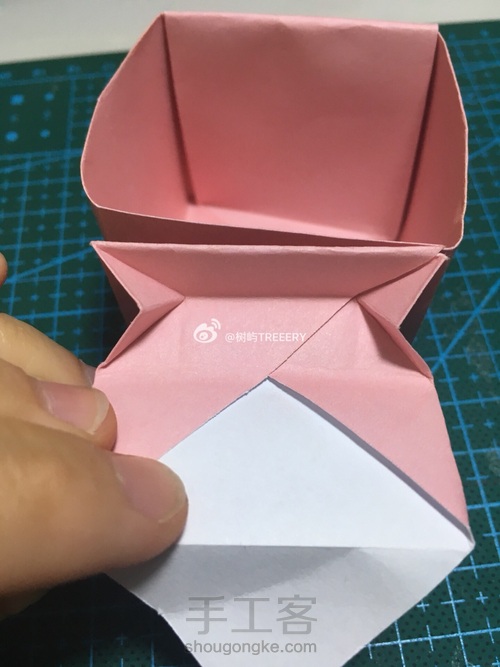 折纸拉手抽屉收纳柜 第37步