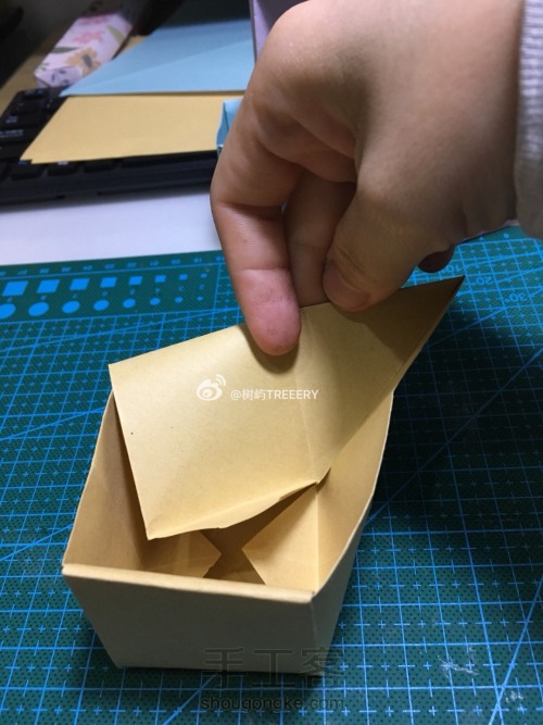 折纸拉手抽屉收纳柜 第51步