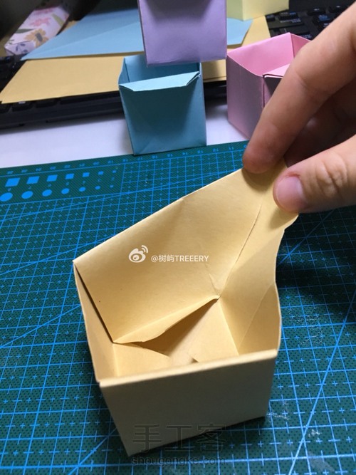 折纸拉手抽屉收纳柜 第52步