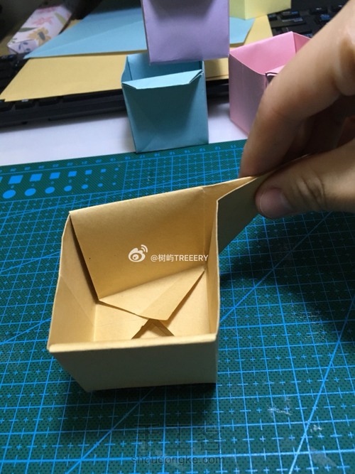 折纸拉手抽屉收纳柜 第53步