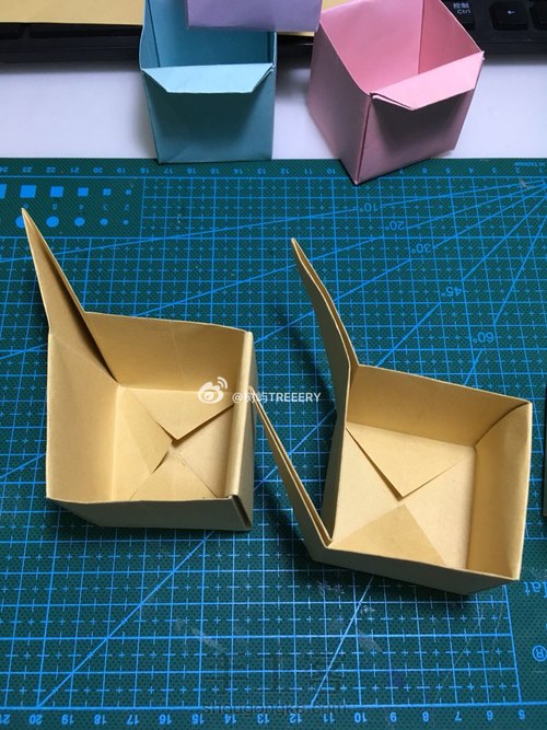 折纸拉手抽屉收纳柜 第55步