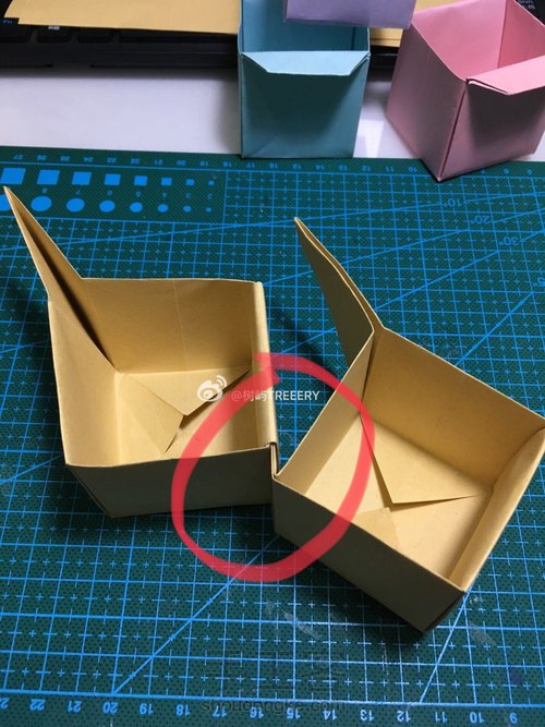 折纸拉手抽屉收纳柜 第56步